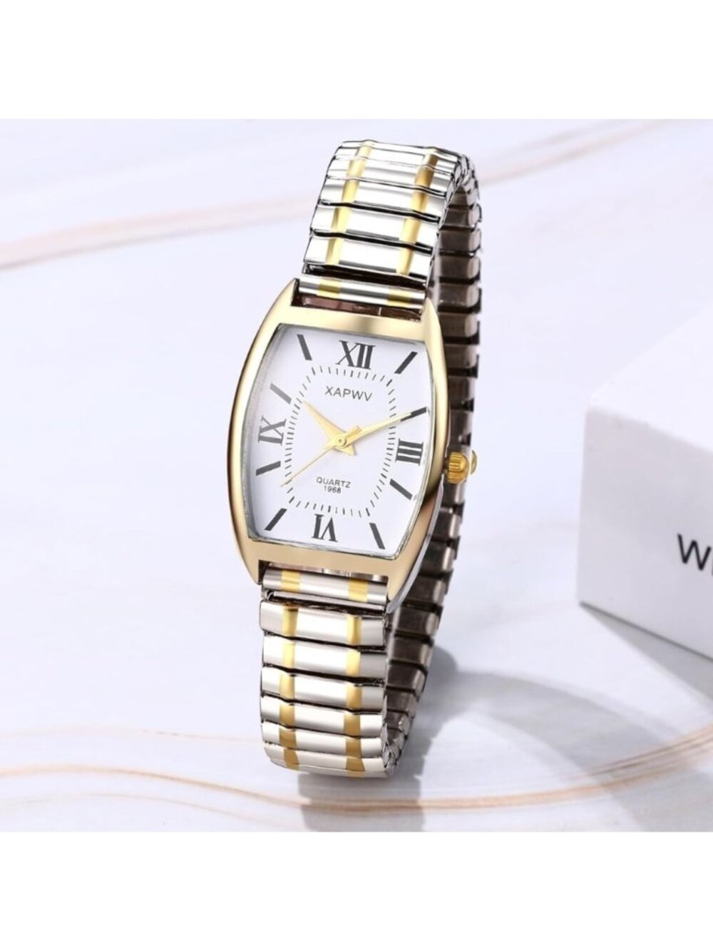 Easy to read Women's Gold and Silver Watch